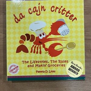 Da Cajn Critter Cookbook - Yellow Cover SIGNED by author